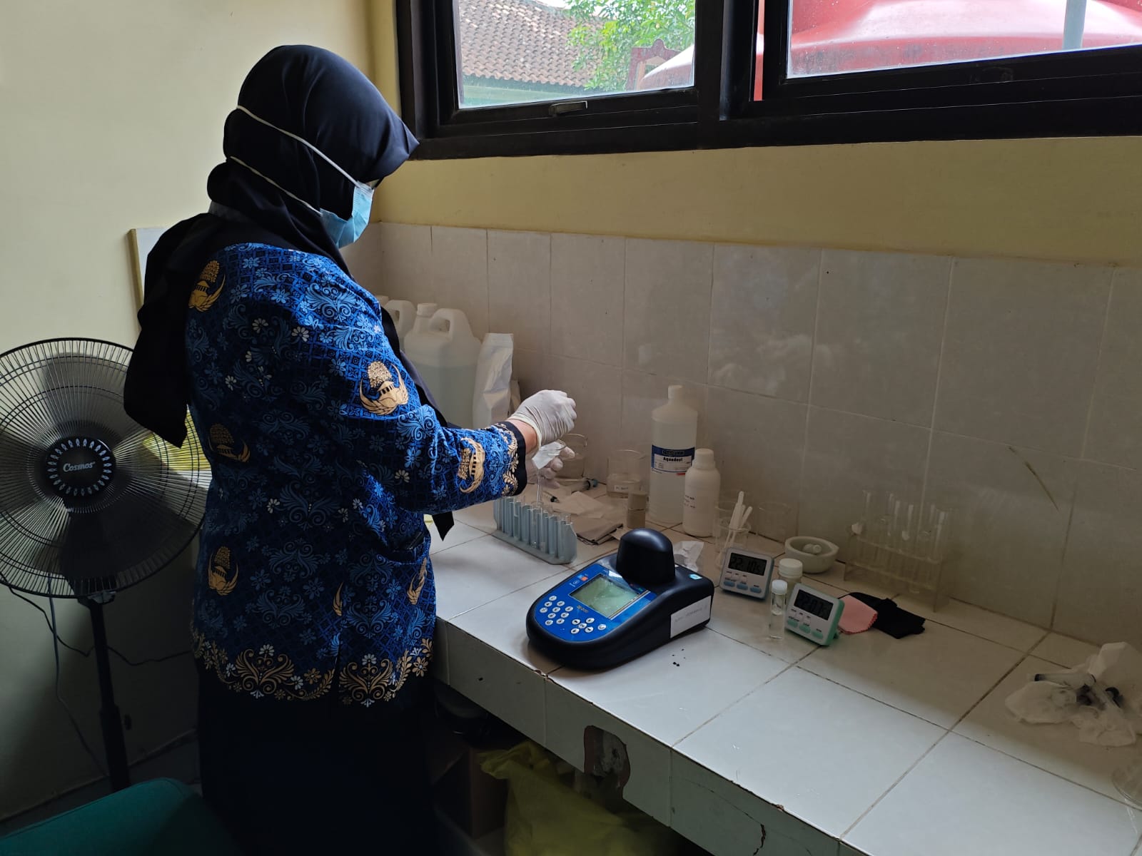 Pemeriksaan Air Surveilans Kualitas Air Minum Rumah Tangga (SKAMRT)